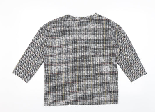 Papaya Womens Black Basic Blouse Size 10