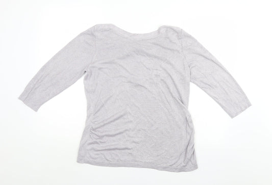 Womens UK Size L Coast Grey Pullover Jumper