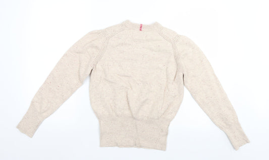 Womens UK Size 12 M&S Ivory Pullover Jumper