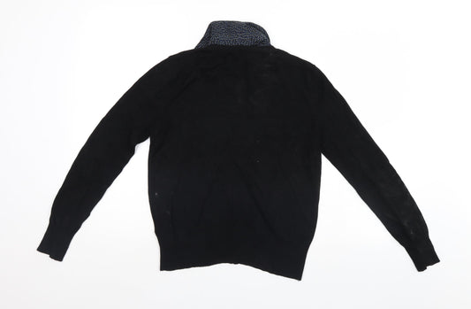 Womens UK Size 12 Caroll Black Cardigan Jumper