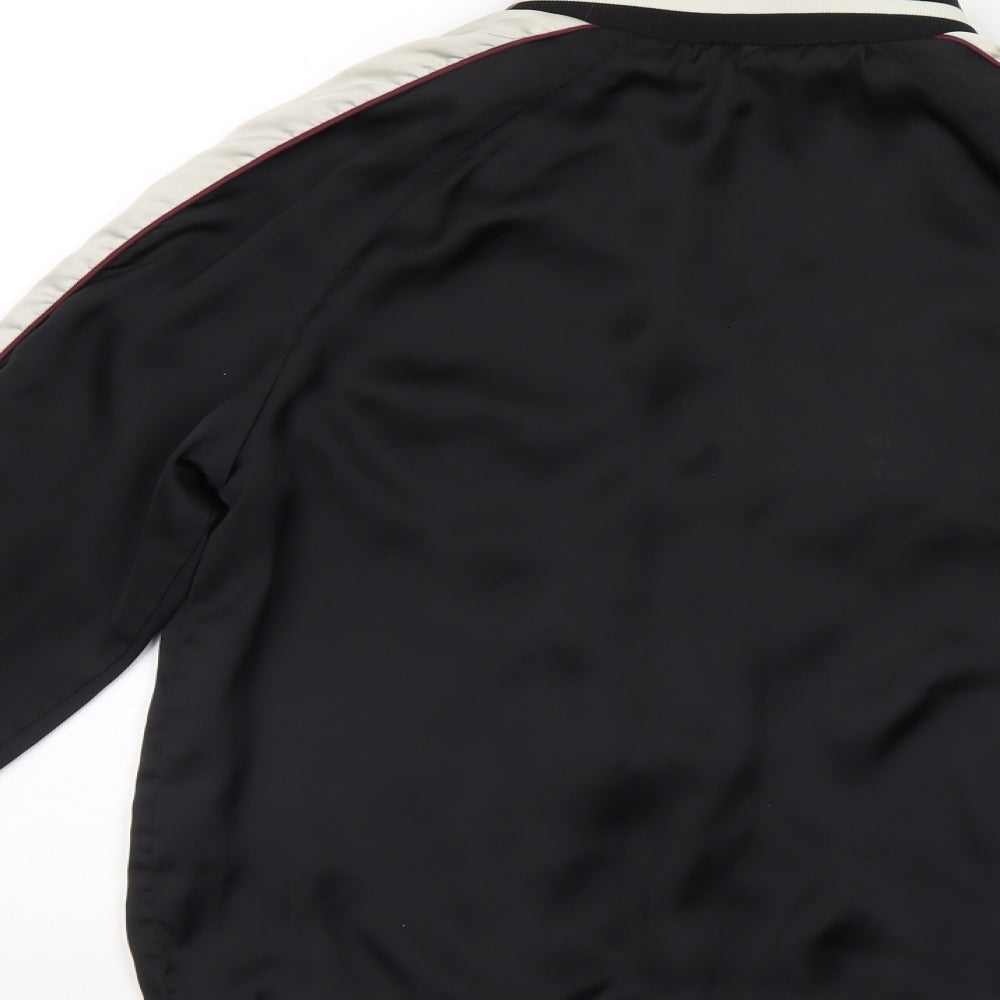 Divided Womens Black Animal Print Jacket Size 4