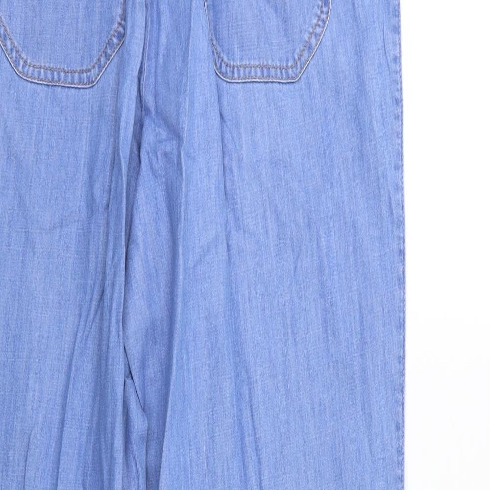 M&S Womens Blue Mom Jeans Size 12 L26 in