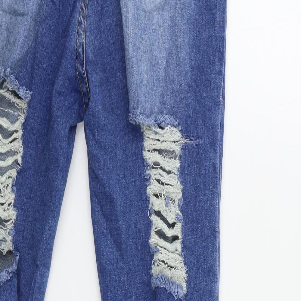 SheIn Womens Blue Skinny Jeans Size S L28 in