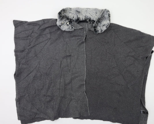 Womens UK Size L M&S Grey Overcoat