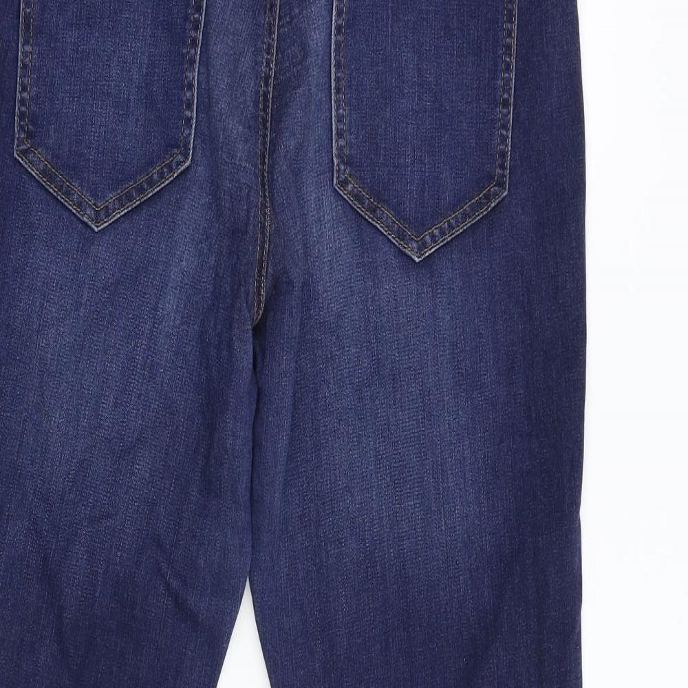F&F Womens Blue Denim Skinny Jeans Size 12 L29 in