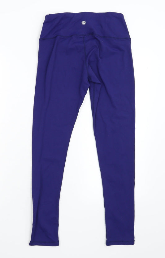 Queenieke Womens Blue Cropped Leggings Size S L26 in
