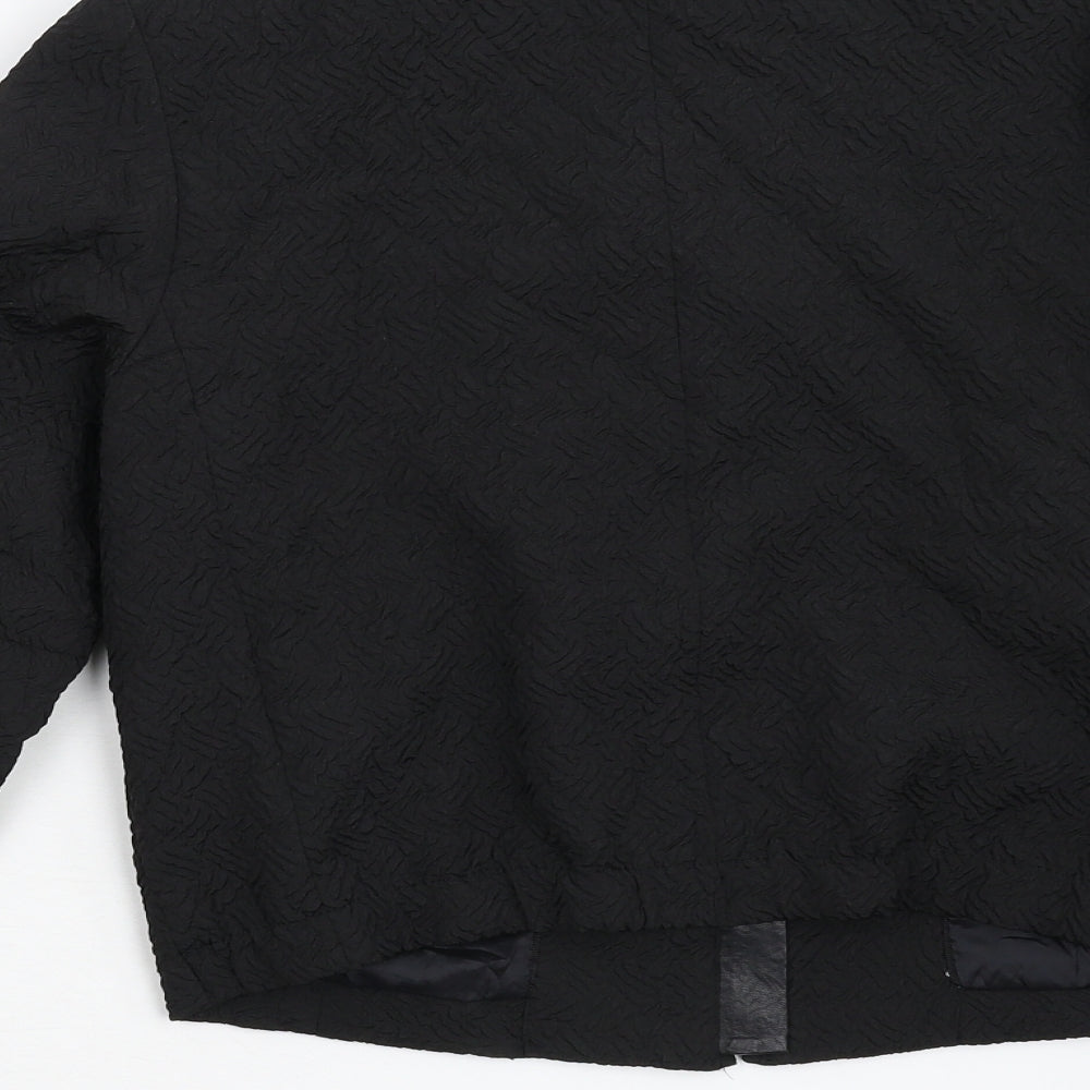 Womens UK Size 8 H&M Black Jacket