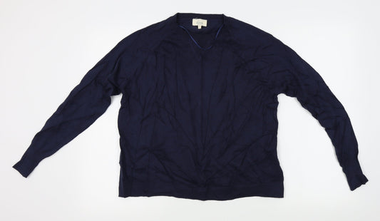 Womens UK Size S Linea Blue Pullover Jumper