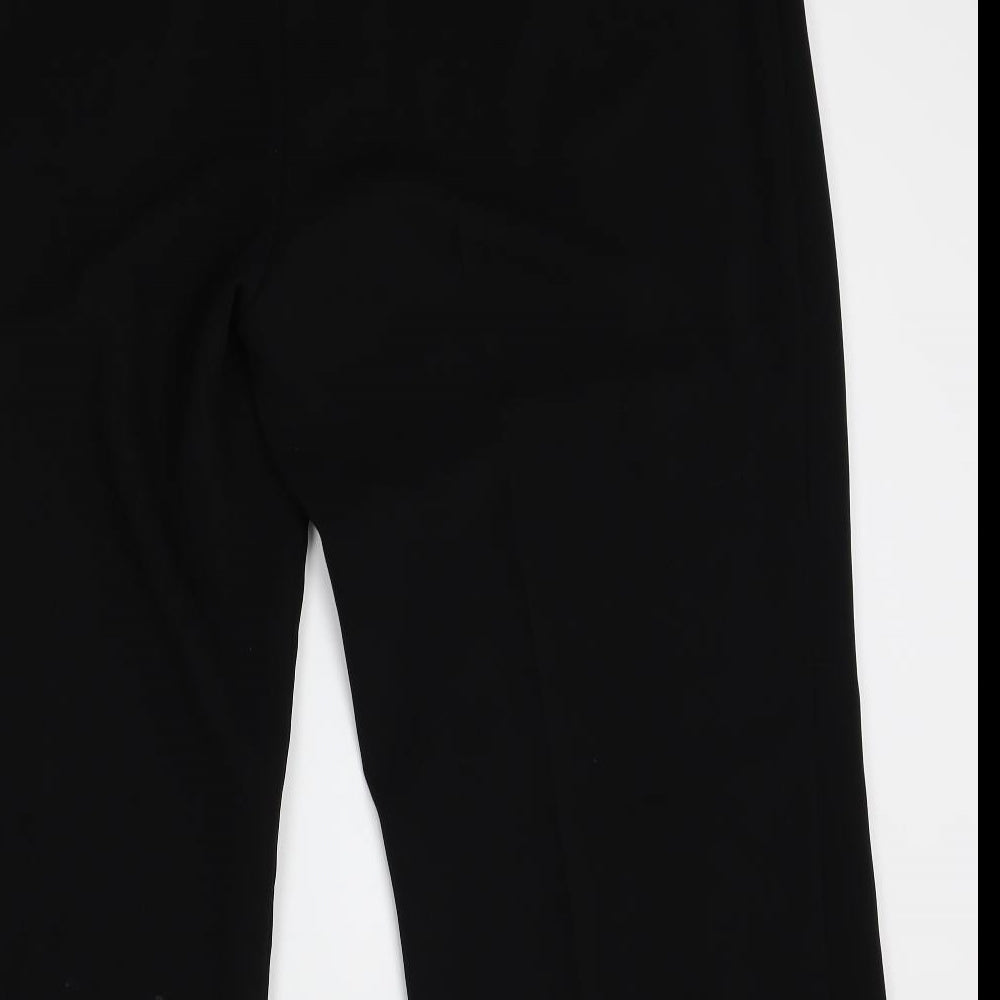 spirito Womens Black Trousers Size 24 L23 in