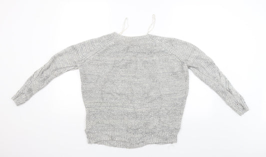 Dorothy Perkins Womens Grey Pullover Jumper Size 12