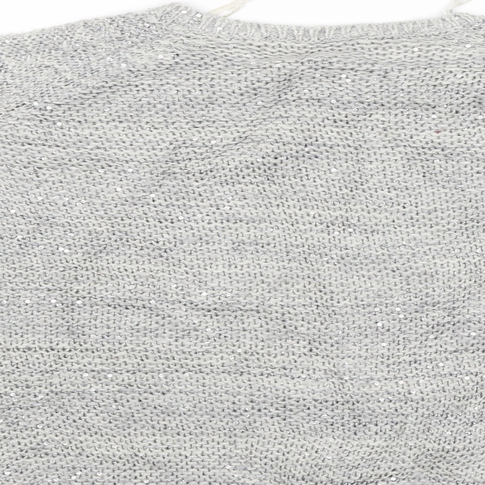 Dorothy Perkins Womens Grey Pullover Jumper Size 12