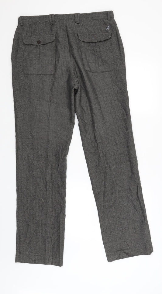 Womens UK Size 34 River Island Regular Fit Grey Trousers