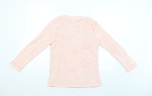 LOVE TO LOUNGE Womens Pink Pullover Jumper Size 2XS
