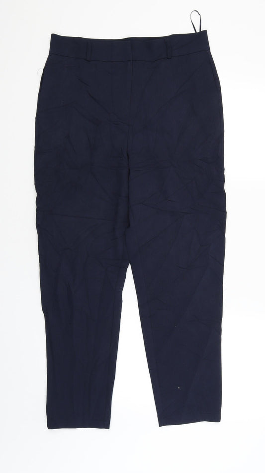 Womens UK Size 12 Select Regular Fit Blue Trousers
