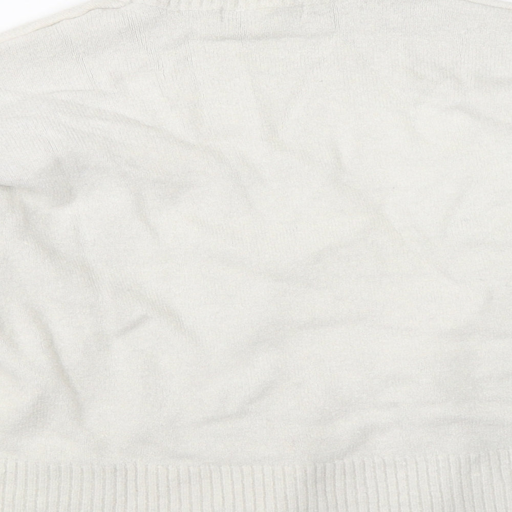Womens UK Size 12 Marks & Spencer Beige Pullover Jumper