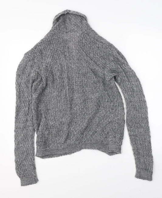 James Lakeland Womens Grey Cardigan Jumper Size M