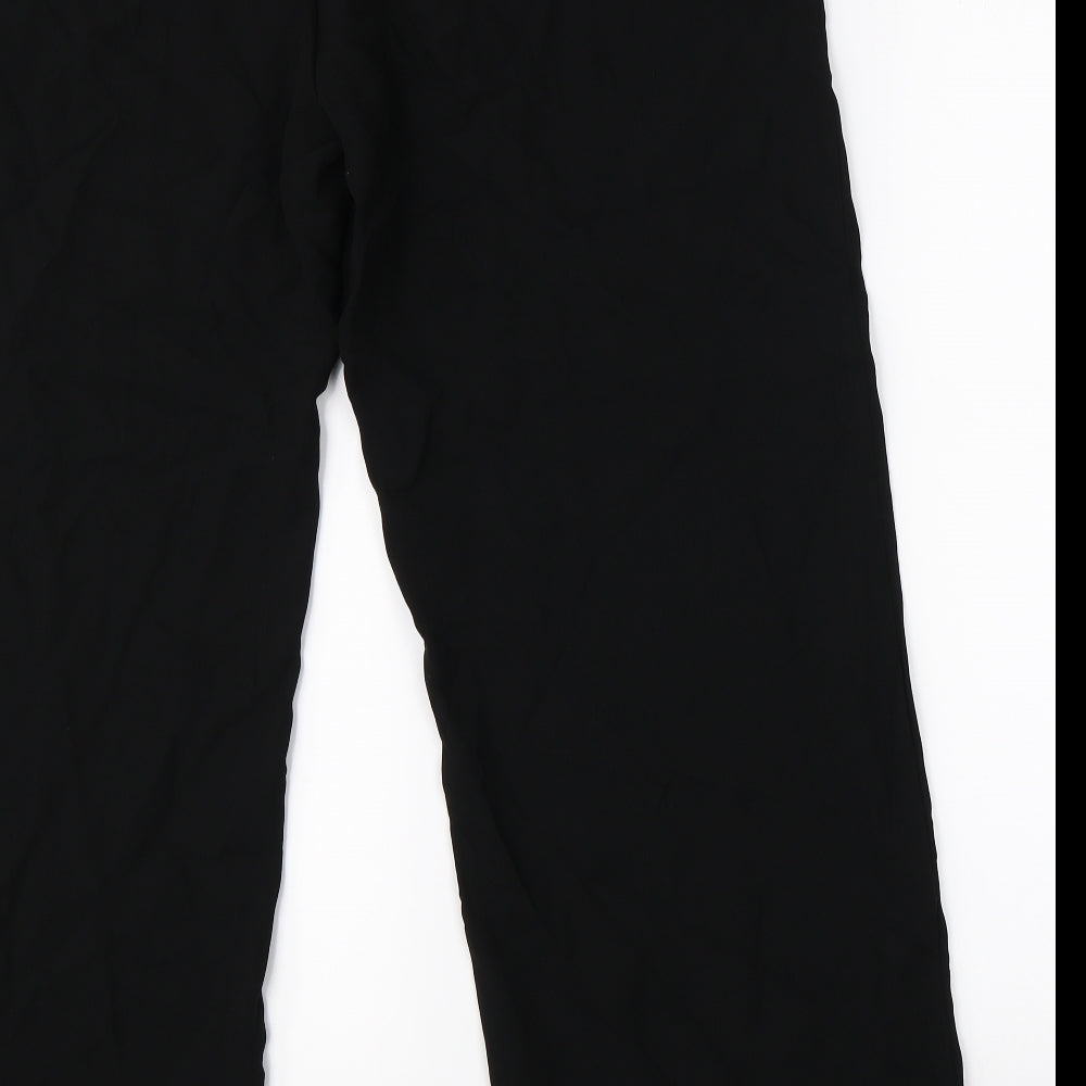 Womens UK Size 20 Marks & Spencer Regular Fit Dress Pants Black Trousers