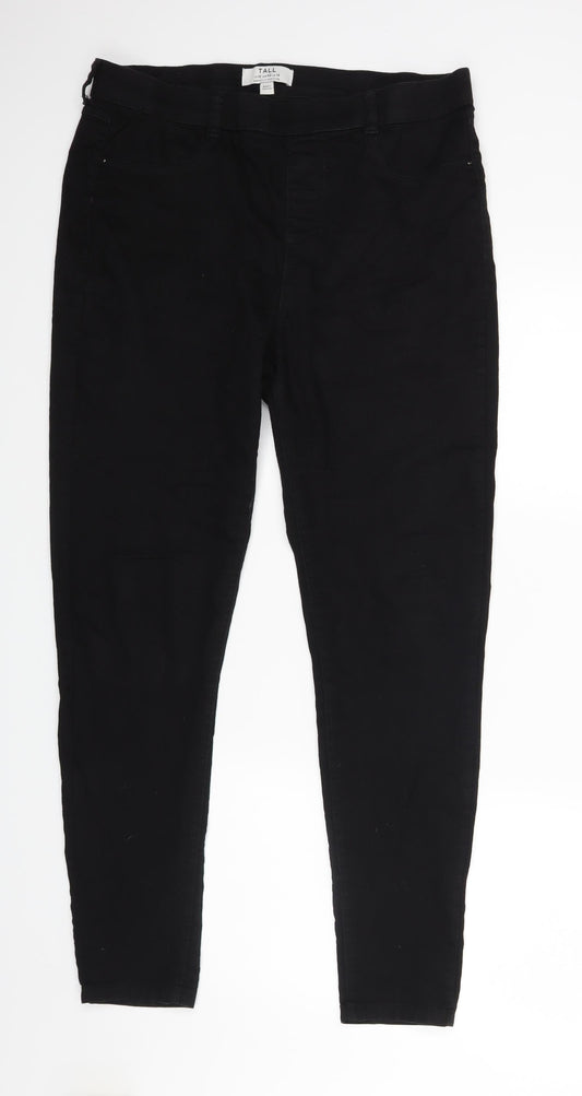 Womens UK Size 10 Dorothy Perkins Regular Fit Skinny Black Jeans