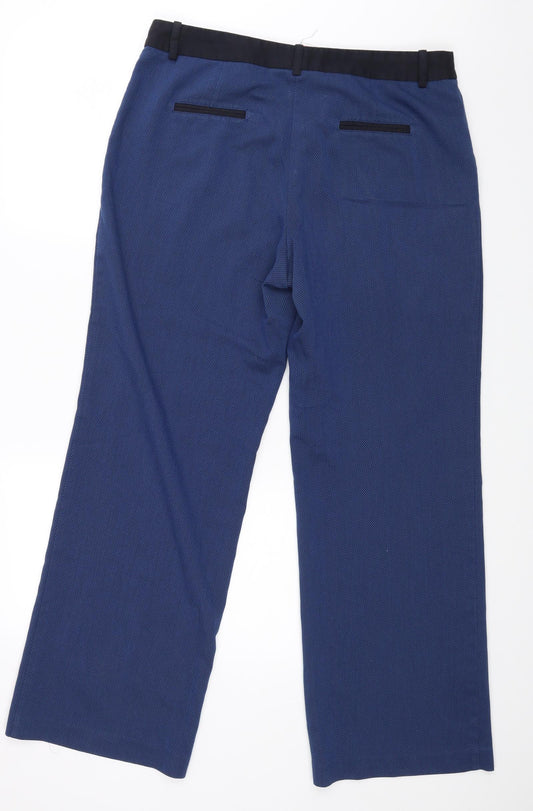 Womens UK Size 14 NEXT Regular Fit Black Trousers