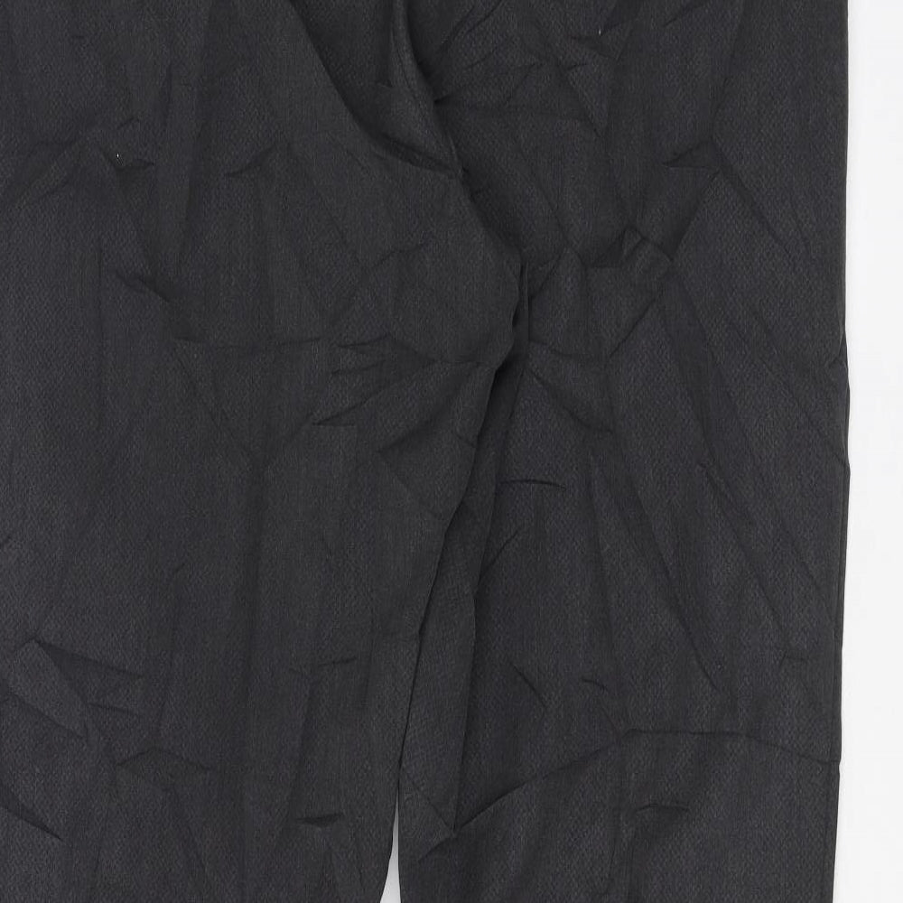 Womens UK Size 18 Marks and Spencer Regular Fit Dress Pants Grey Trousers