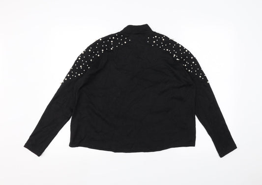 Womens UK Size S H&M Black Pullover Jumper