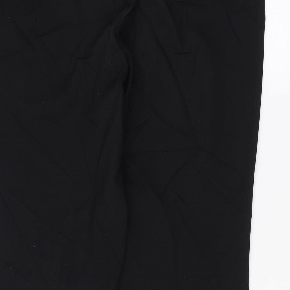 Womens UK Size 18 Dorothy Perkins Regular Fit Black Trousers