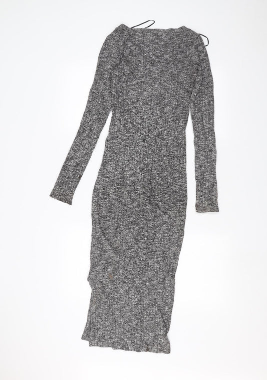 Amisu Womens Grey A-Line Size 6