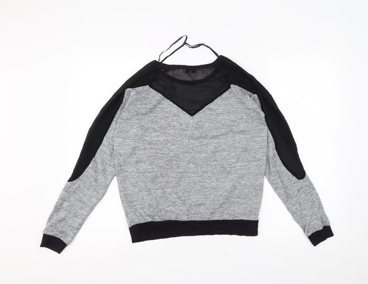 Womens UK Size 10 New Look Grey Pullover Jumper