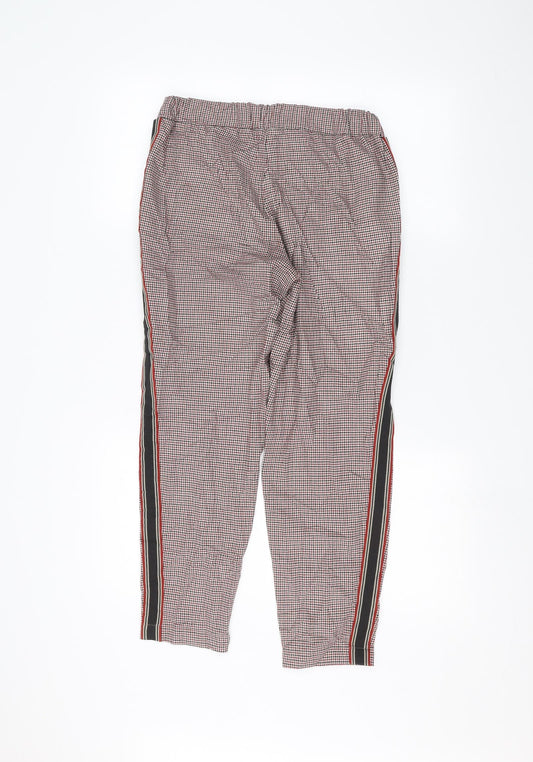 Primark Womens Red Trousers Size 6 L23 in