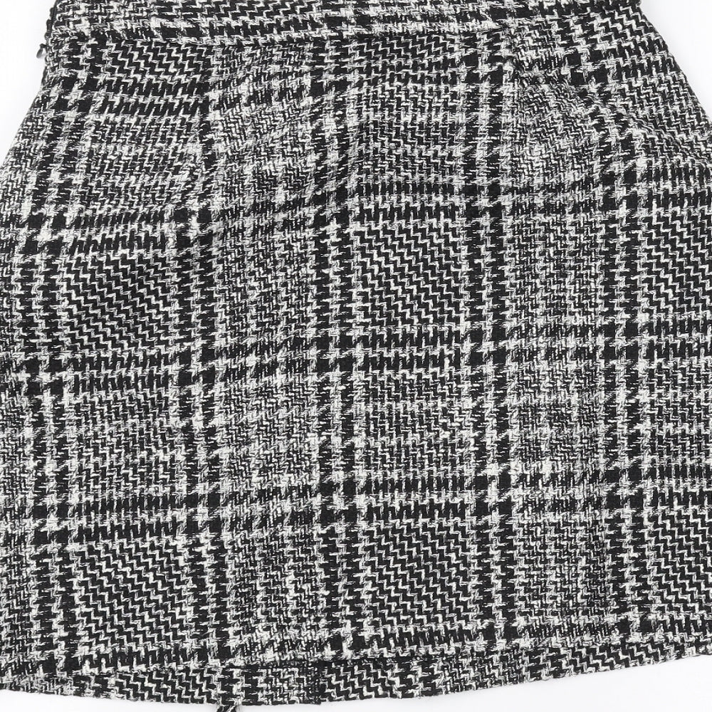 F&F Womens Black A-Line Skirt Size 8