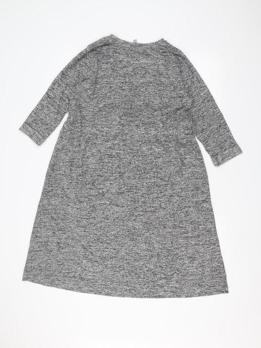ASOS Womens Grey A-Line Size 10