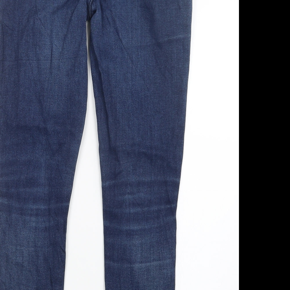 Principles Womens Blue  Denim Straight Jeans Size 8 L28 in