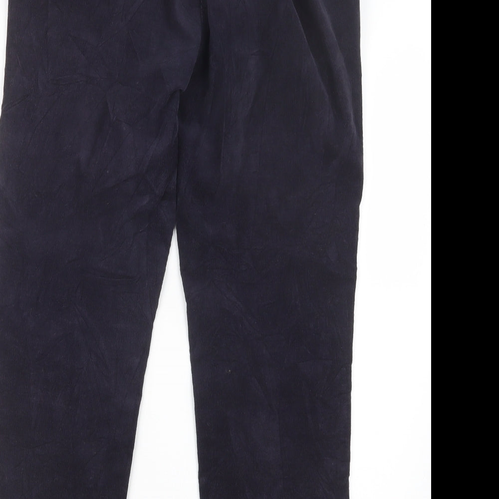 Womens UK Size 10 Marks and Spencer Regular Fit Purple Trousers