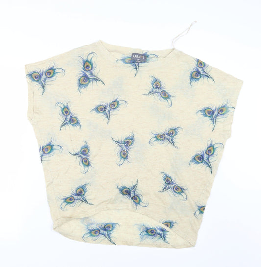 Womens UK Size S Apricot Ivory Pullover Jumper