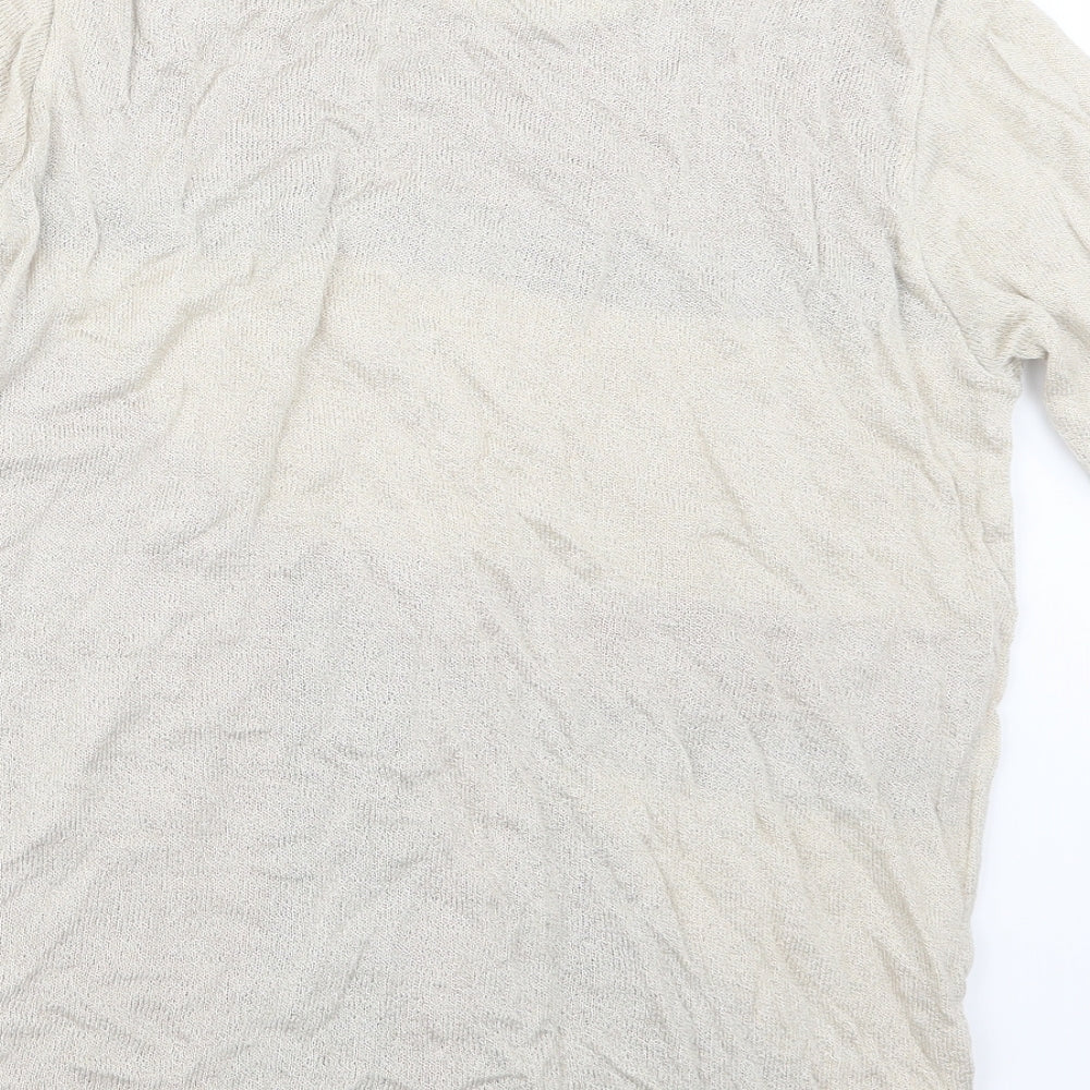 Womens UK Size 10 Berkertex Beige Pullover Jumper