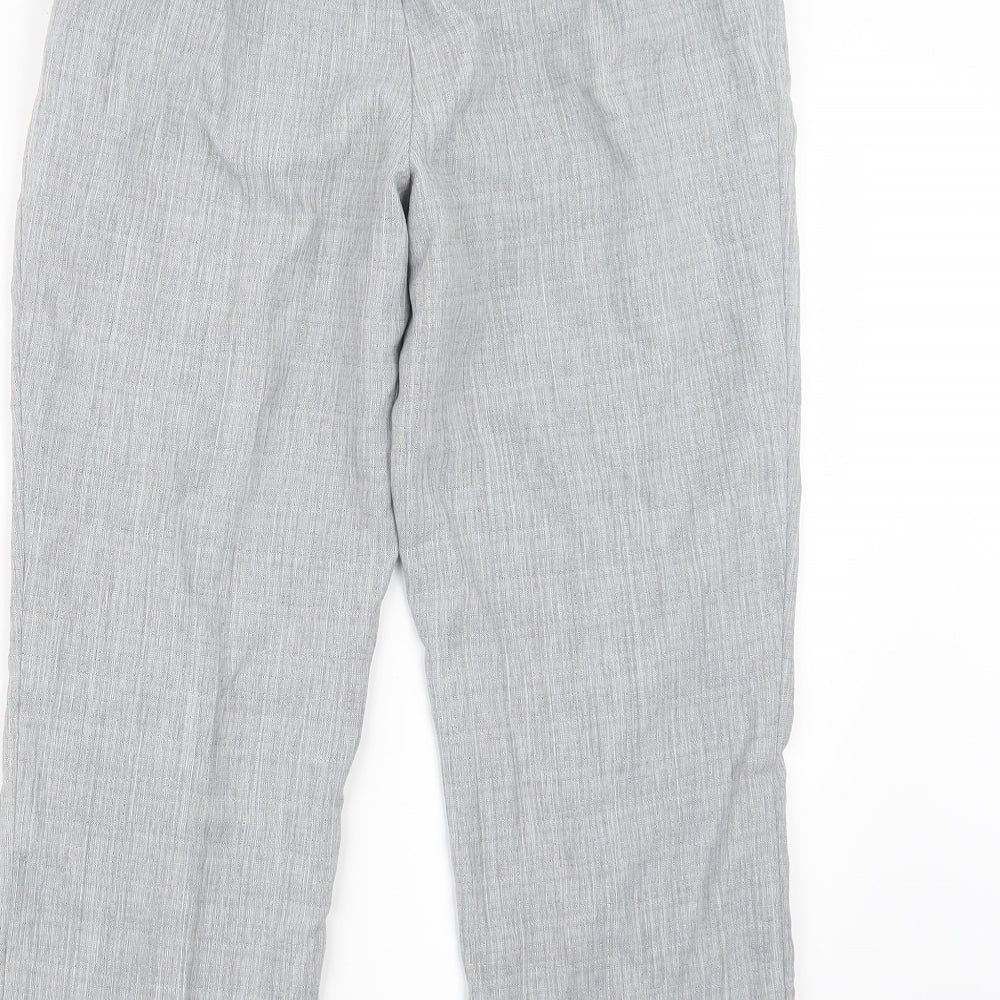 Womens UK Size 12 Marks and Spencer Regular Fit Grey Trousers