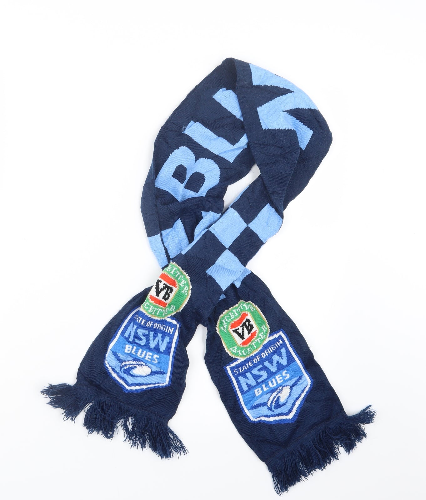 NSW Blues Football Scarf 58 in 6 in