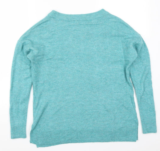 Gap Womens Blue Knit Pullover Jumper Size M