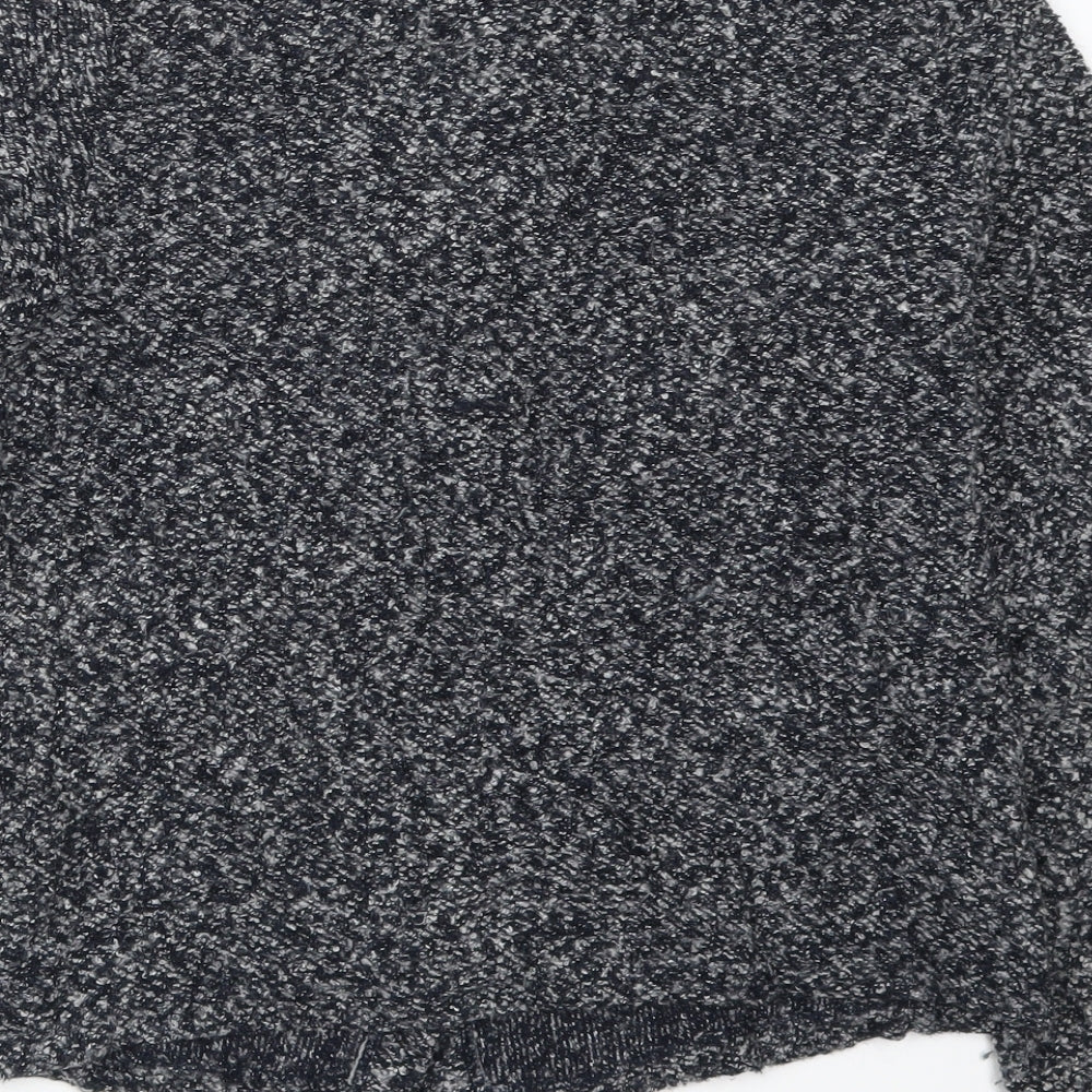 Womens UK Size 12 Bianca Grey Cardigan Jumper