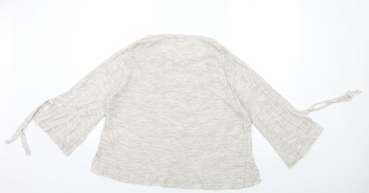 TU Womens Grey Knit Pullover Jumper Size 10