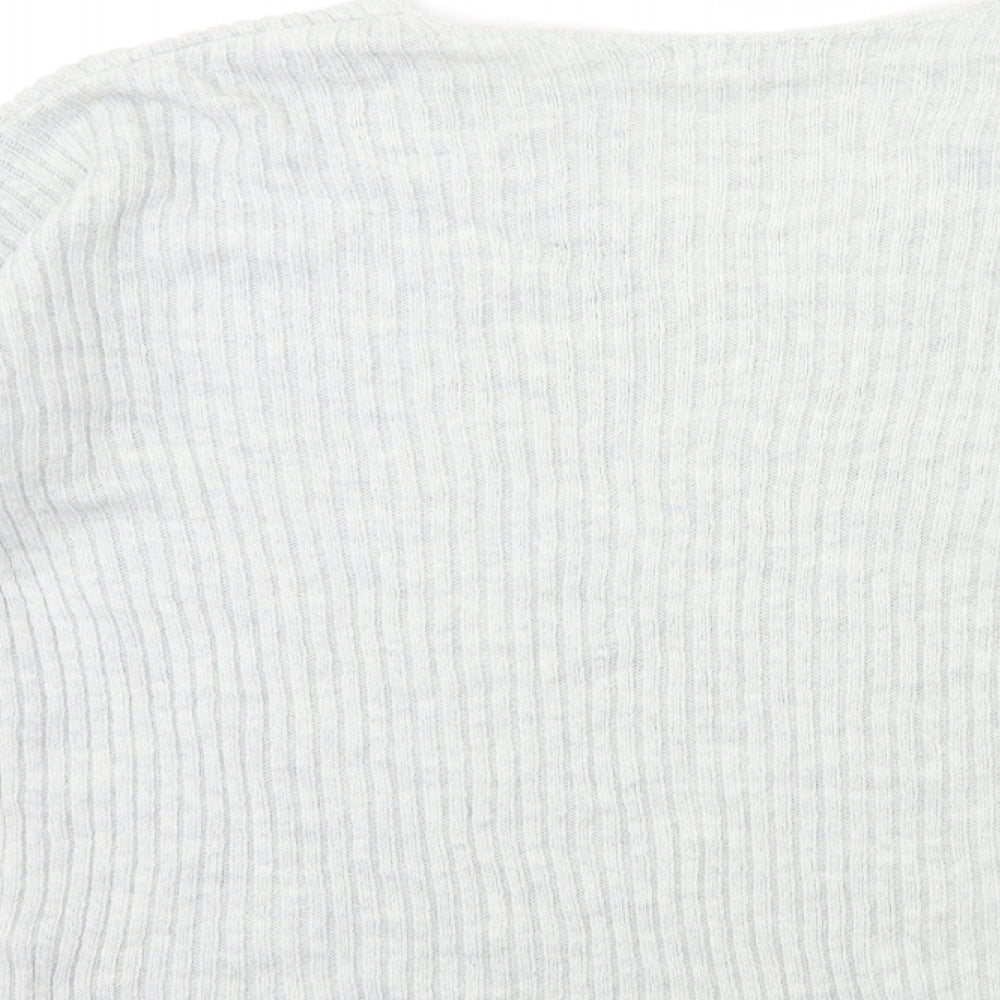 Womens UK Size S Topshop Grey Pullover Jumper