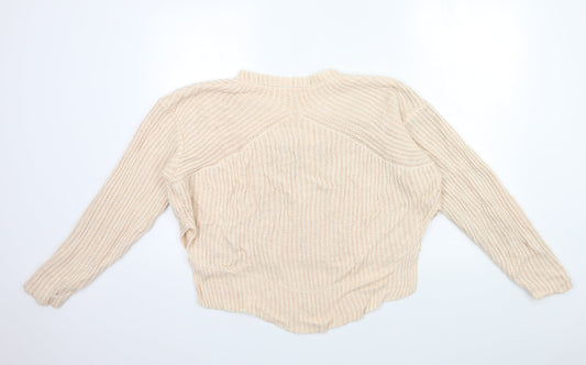 Womens UK Size S Topshop Pink Pullover Jumper