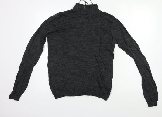 Womens UK Size 12 Peacocks Grey Pullover Jumper