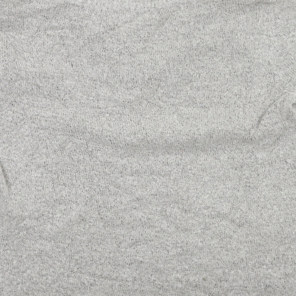 Cotton On Womens Grey Knit Pullover Jumper Size 2XS