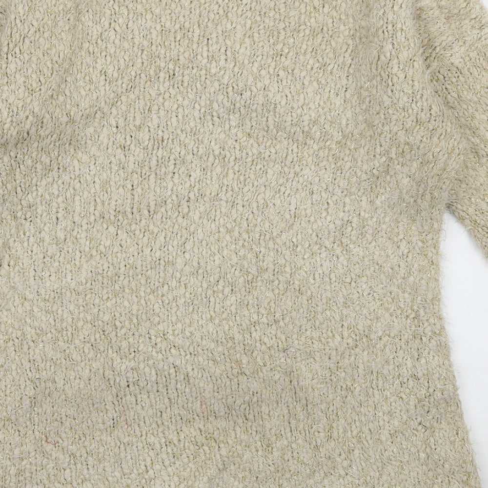 Womens UK Size 10 F&F Ivory Pullover Jumper