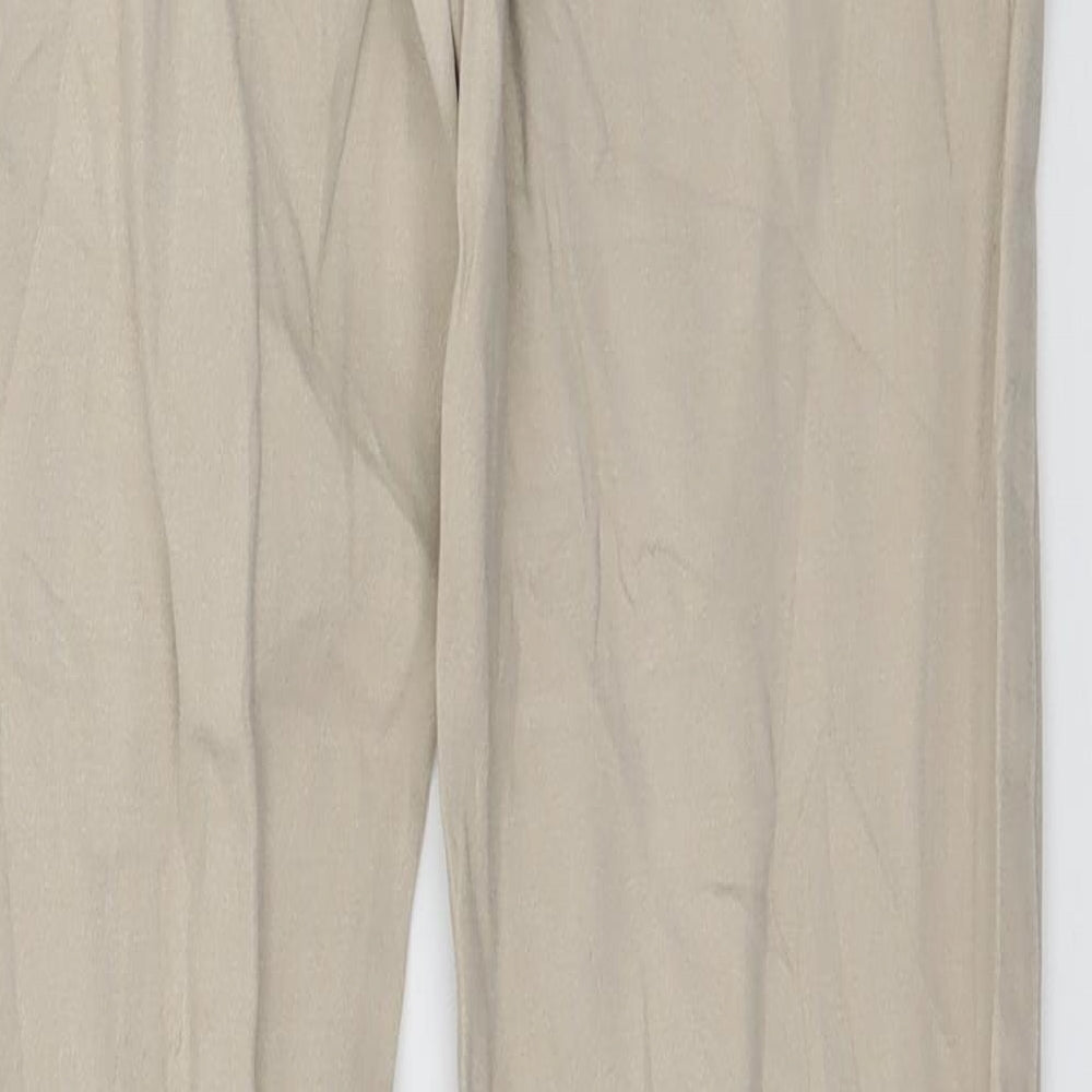 Womens UK Size M Pieces Regular Fit Skinny Beige Jeans