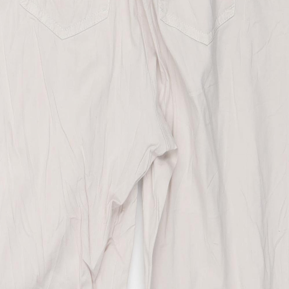 Gerry Weber Womens Ivory Cropped Trousers Size 36 in L25 in