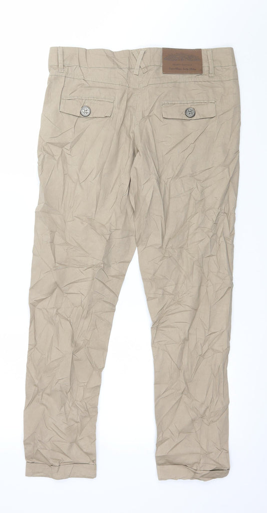 Select Womens Brown  Denim Straight Jeans Size 12 L28 in