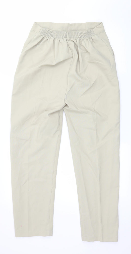Womens UK Size 14 NSF Regular Fit Beige Trousers