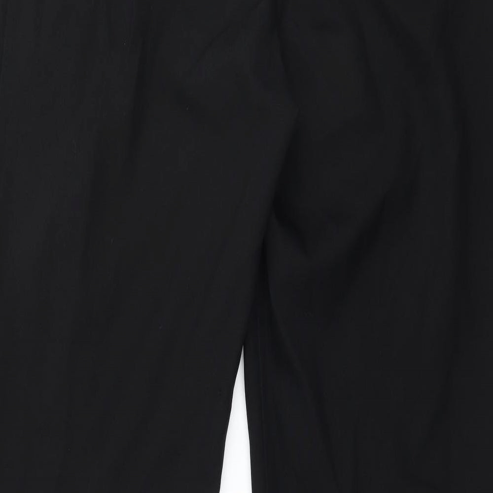 Womens UK Size 12 Evie Regular Fit Black Trousers